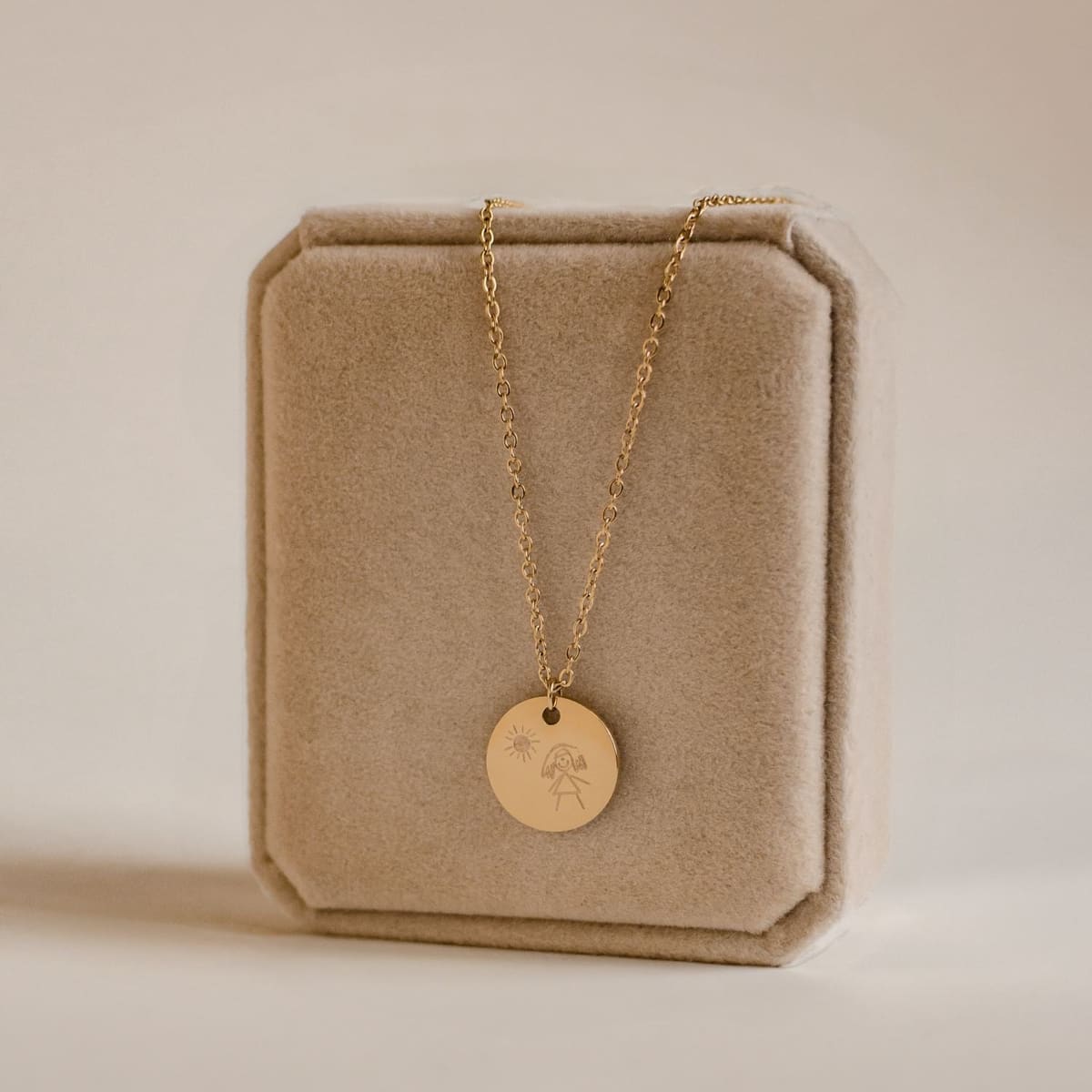 Custom Drawing Necklace Stainless Steel