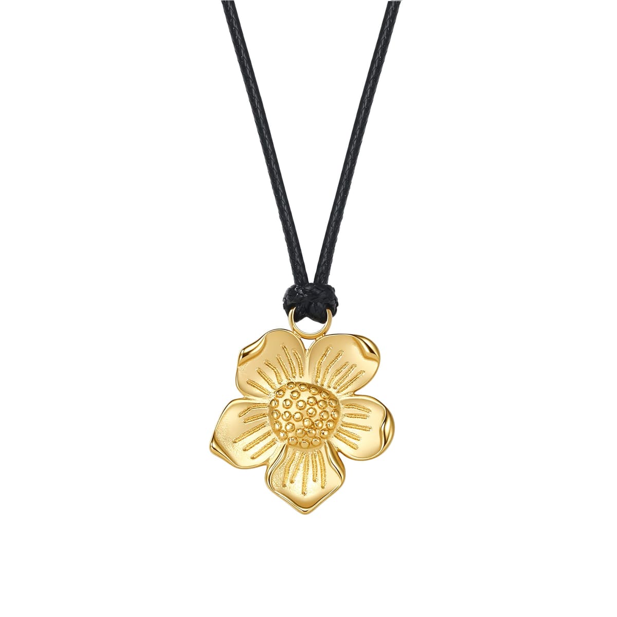 Daisy Flower Charm Necklace Waterproof