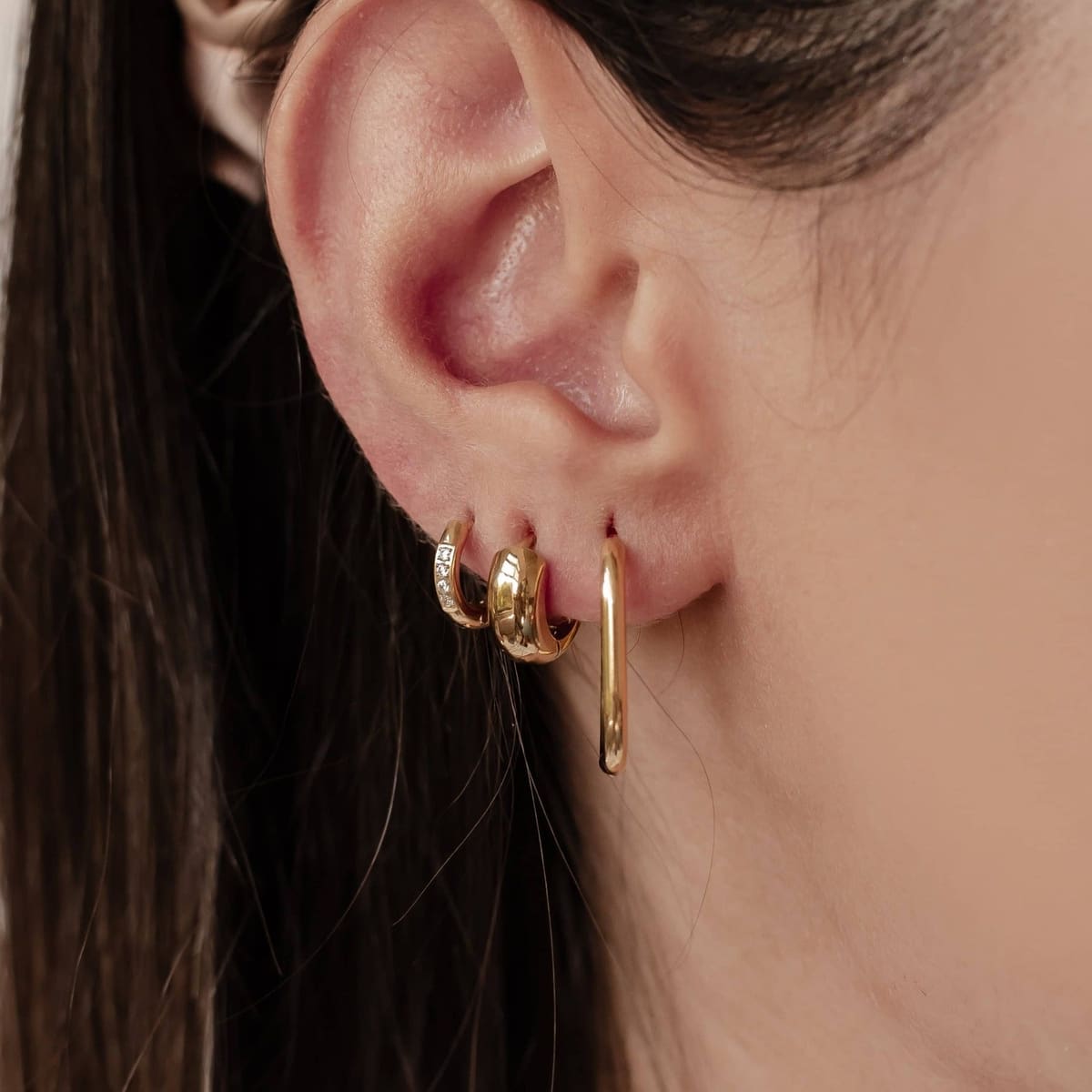 Essential Waterproof Earring Set - Gold