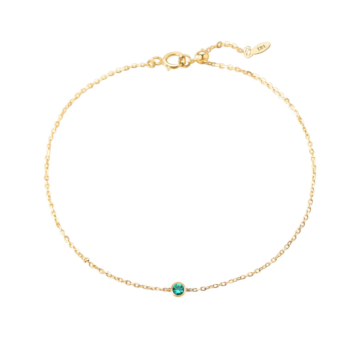 Evergreen Soul 14K Gold Emerald Bracelet