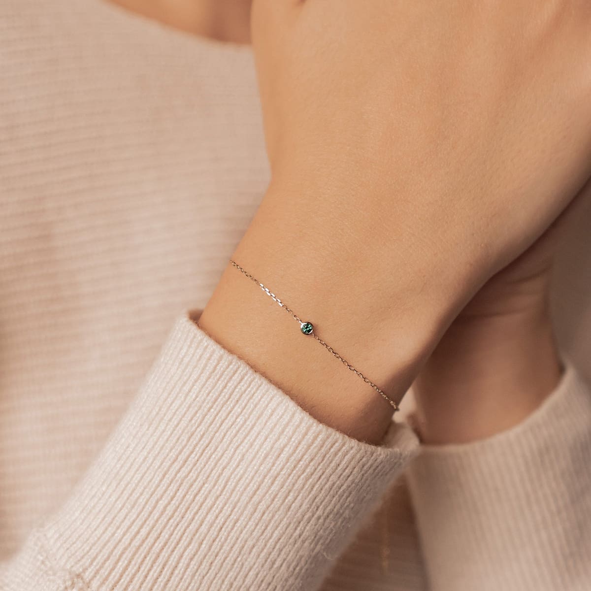 Evergreen Soul 14K Gold Emerald Bracelet