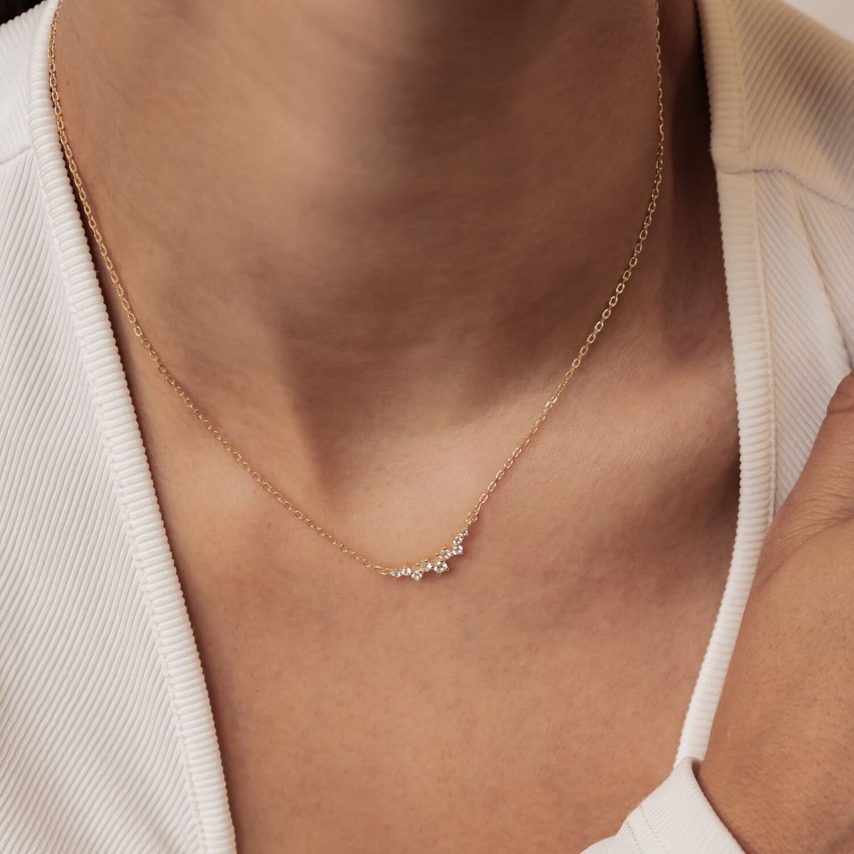 Infinite Shine Necklace Sterling Silver
