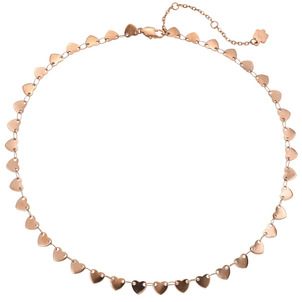 Linked Heart Statement Necklace Waterproof