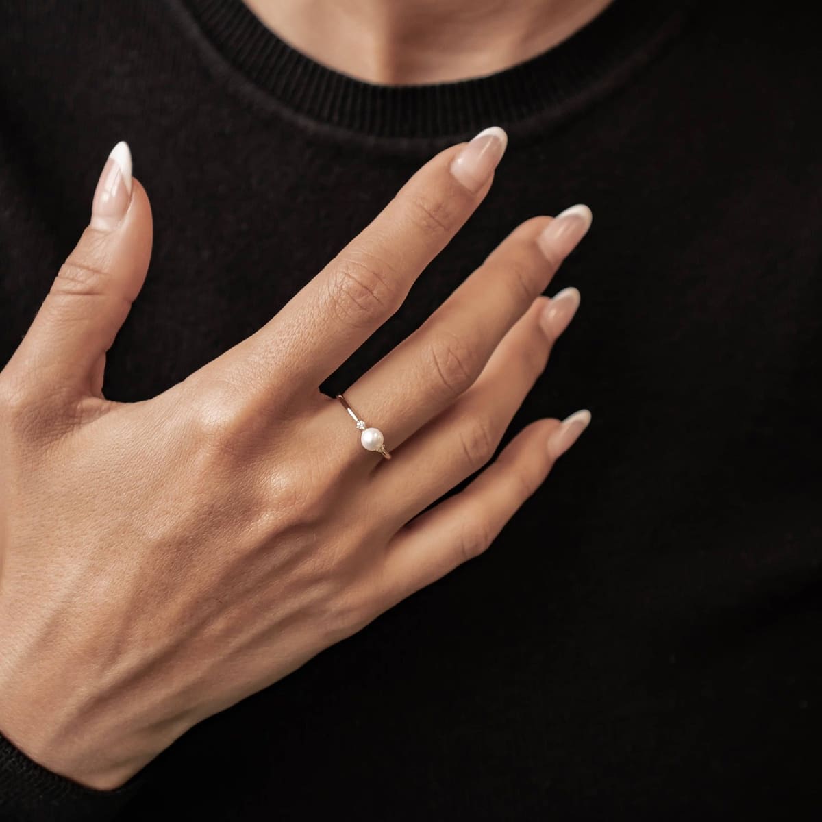 New Beginnings Pearl Ring 14K Gold