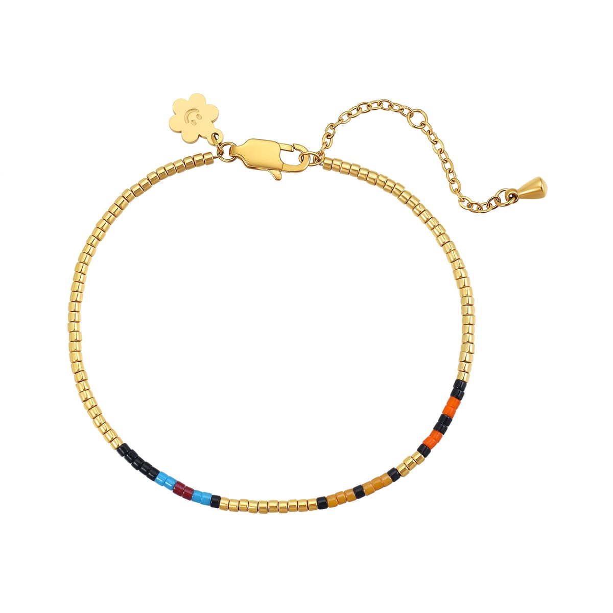Playful Colors Bead Bracelet Waterproof