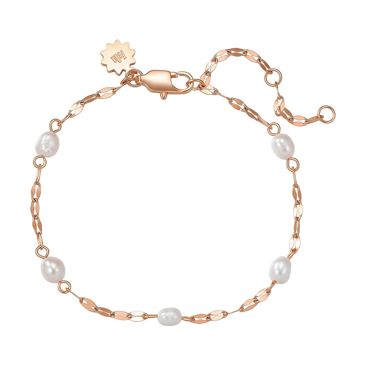 Rolo Chain Pearl Bracelet Waterproof