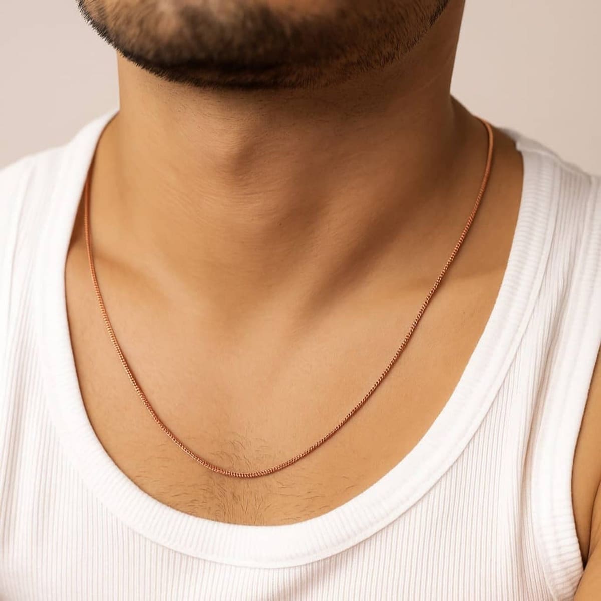 Round Snake Chain Necklace Waterproof 55-60cm