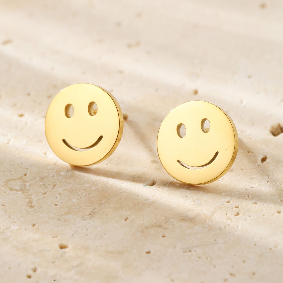 Smiley Face Stud Earrings