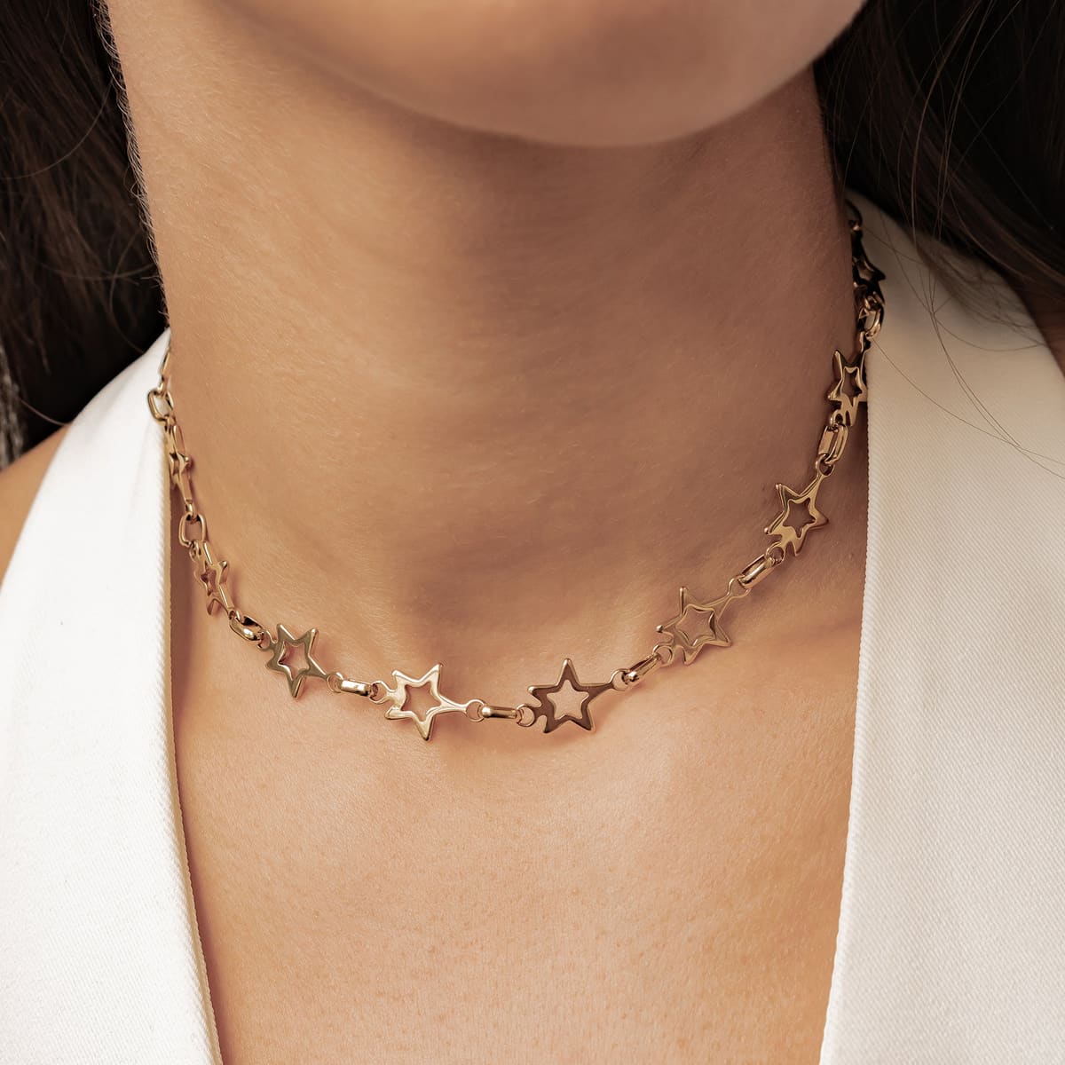 Star Link Statement Necklace Waterproof