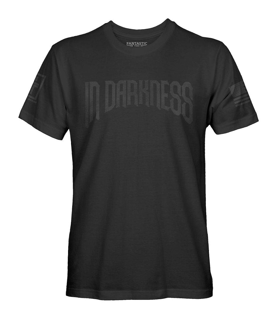 In Darkness We Defend The Light Men's Stealth Patriotic T-Shirt