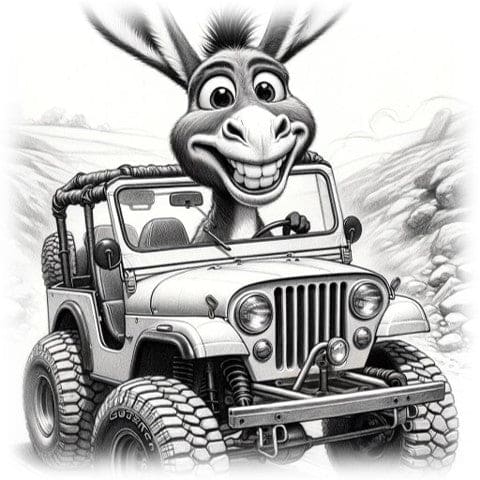 "Jeepin' - Big Grin Off-Road" - ASScoozie Design on FrostBuddy Universal Buddy | A Sweet Sip