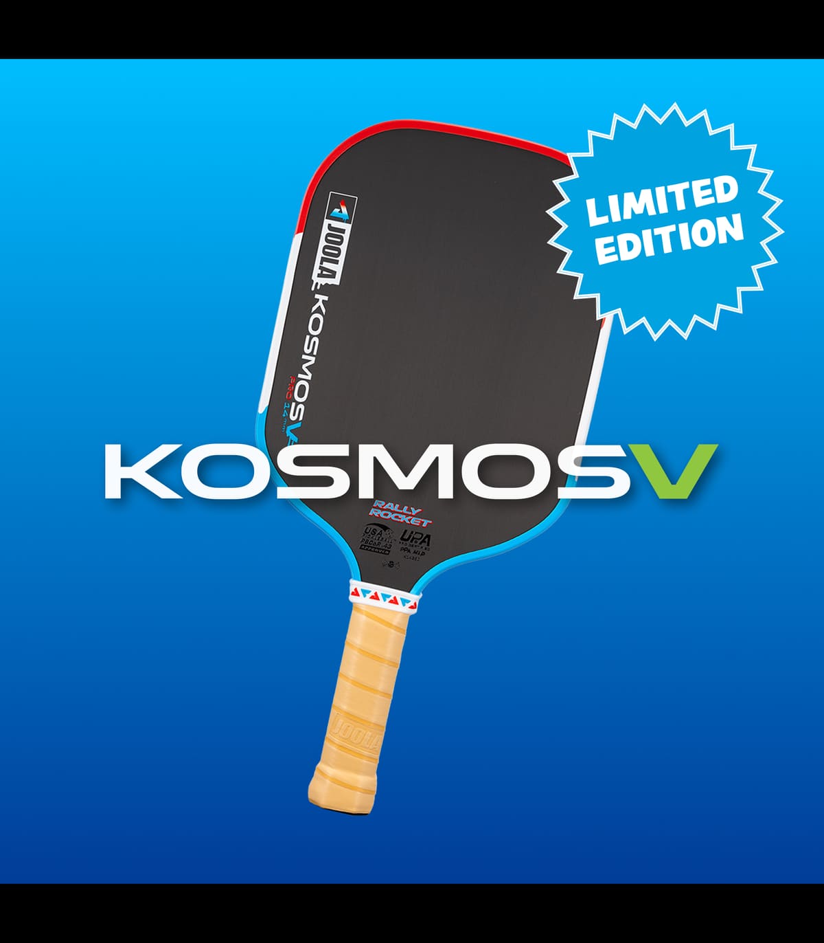 JOOLA Kosmos Pro V Rally Rocket Pickleball Paddle - 14mm