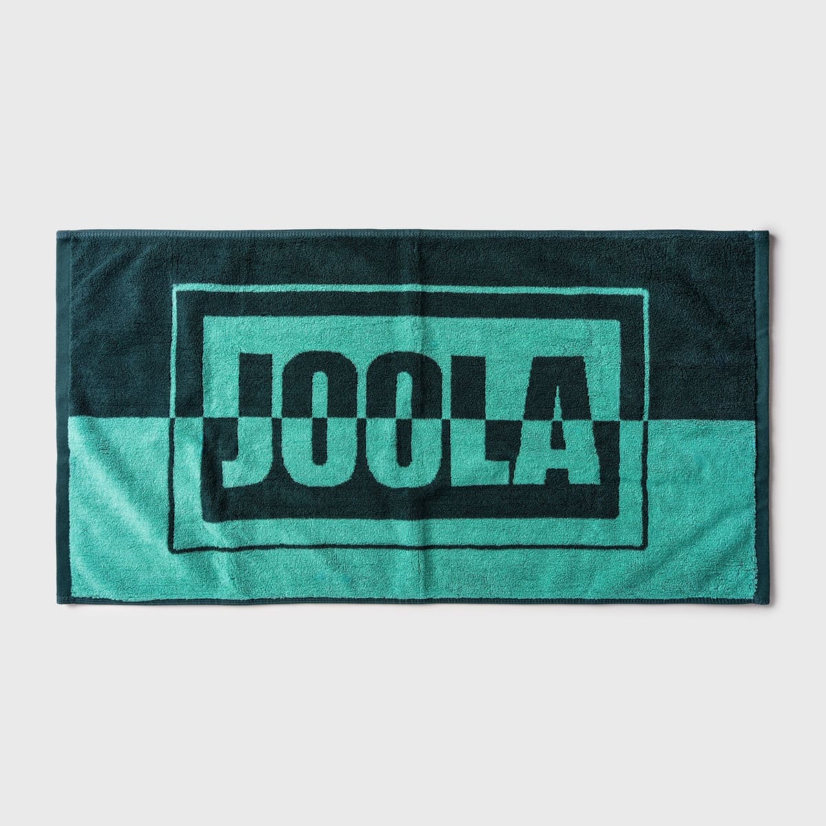JOOLA Small Wordmark Towel - OSFA / Club Green/Tropic Tide