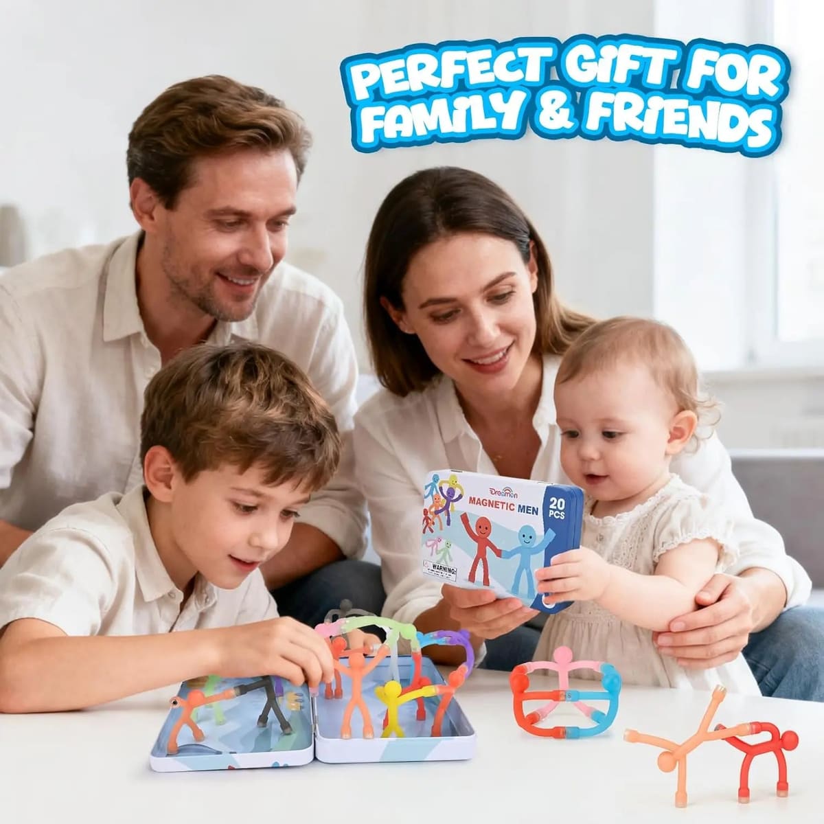 20 PCS Magnetic People Figures Toys for Kids