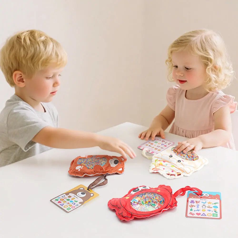 3-Pack Hide and Seek Busy Bags for Kids 3+