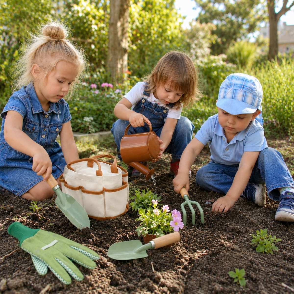 Garden Tools Kit for Kids Hands On Play