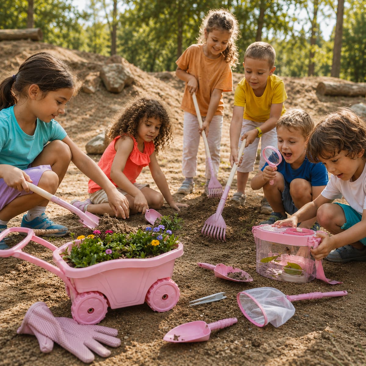 Premium Gardening Toys, Bug Catcher Kit for Outdoors & Planting