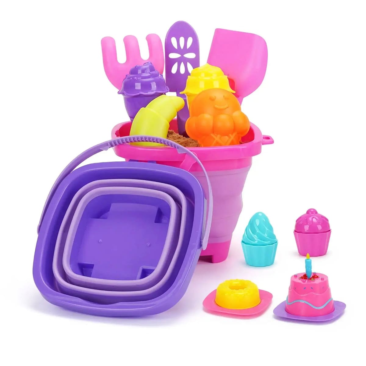 Sand Play Travel Kit for Kids Ages 3-10