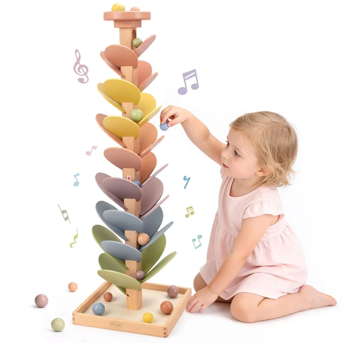 Wooden Musical Ball Drop Montessori Toddler Music Toys