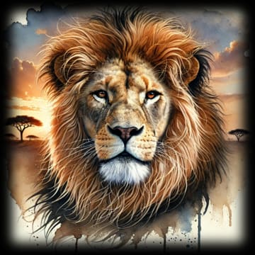 "King of the Jungle - Golden Mane" - ASScoozie Design on FrostBuddy Universal Buddy | A Sweet Sip