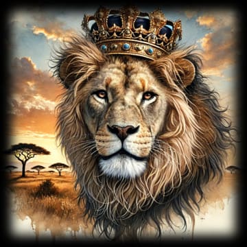 "King of the Jungle - Jeweled Crown" - ASScoozie Design on FrostBuddy Universal Buddy | A Sweet Sip