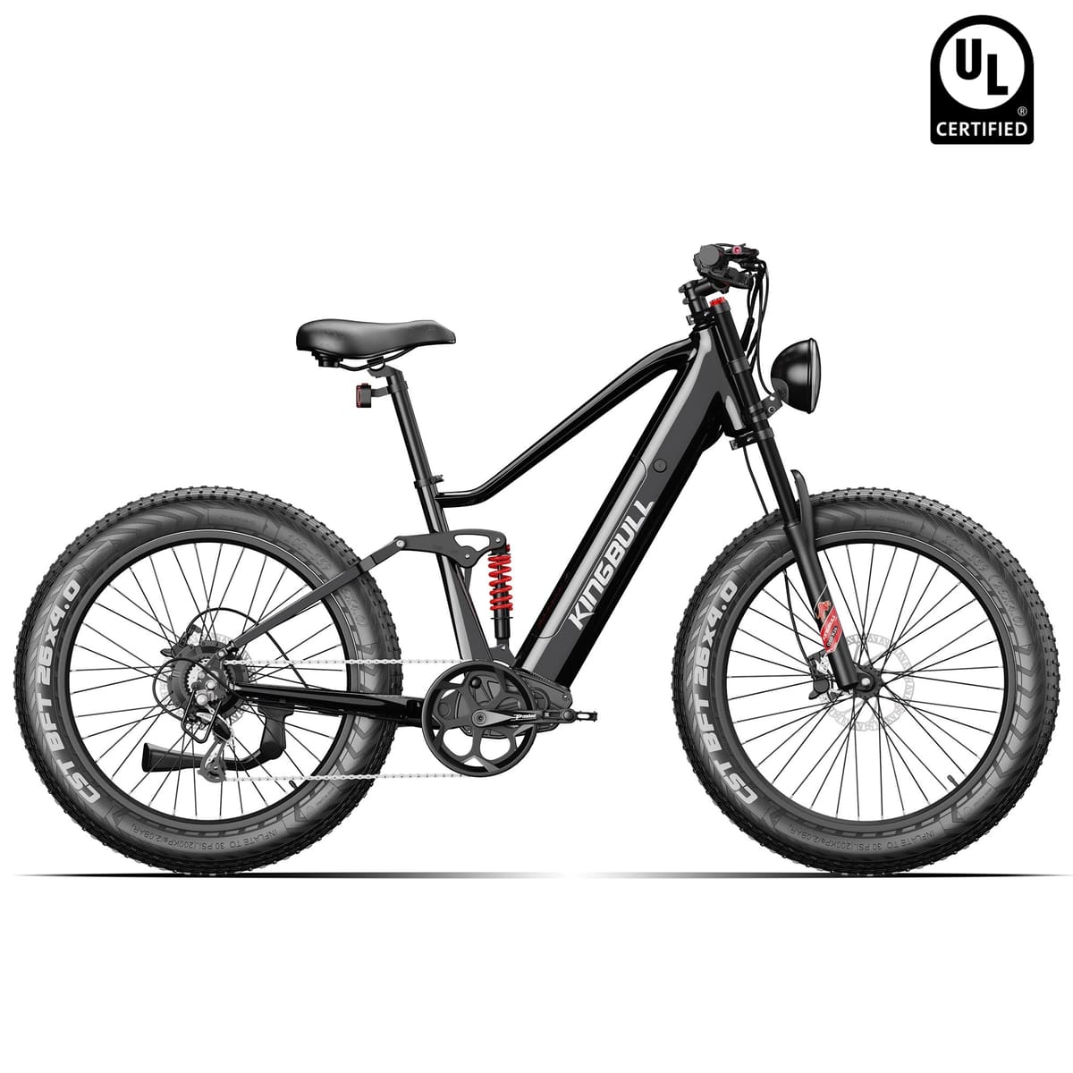 Kingbull Rover 2.0 | All-Terrain Off-Road Electric Bike - Black / Ebike Only