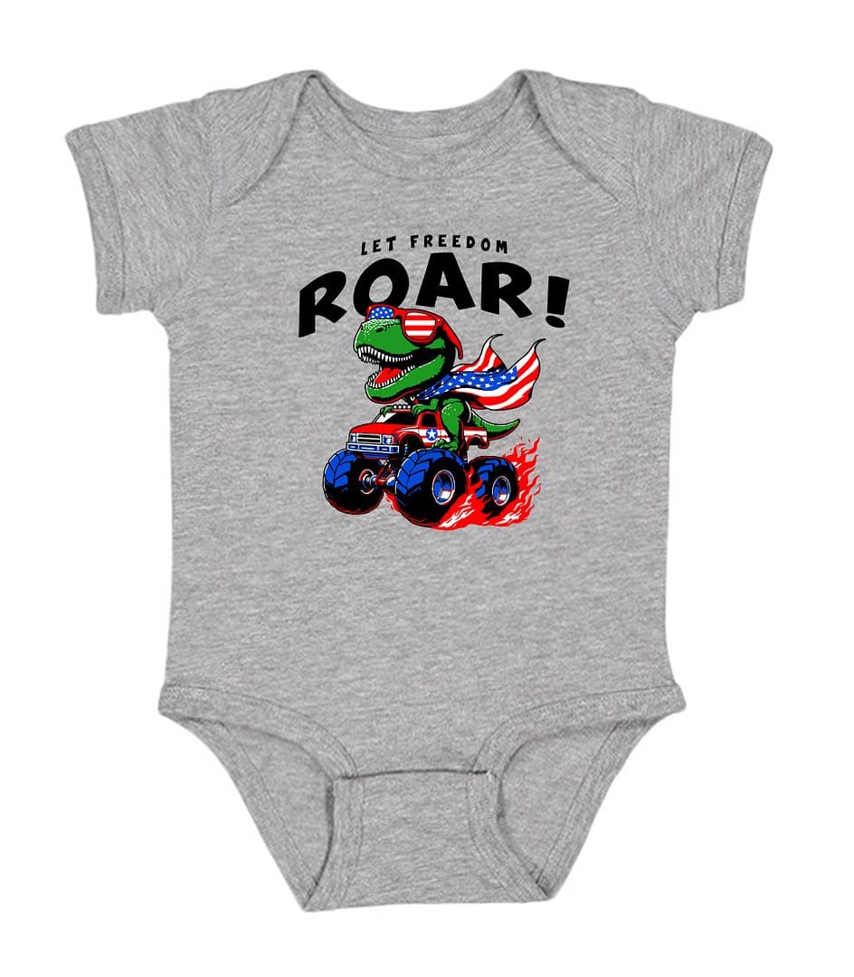 Let Freedom Roar Baby Bodysuit