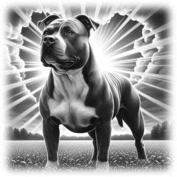 "Loyal Protector Pitbull - Radiant Guardian" - ASScoozie Design on FrostBuddy Universal Buddy | A Sweet Sip