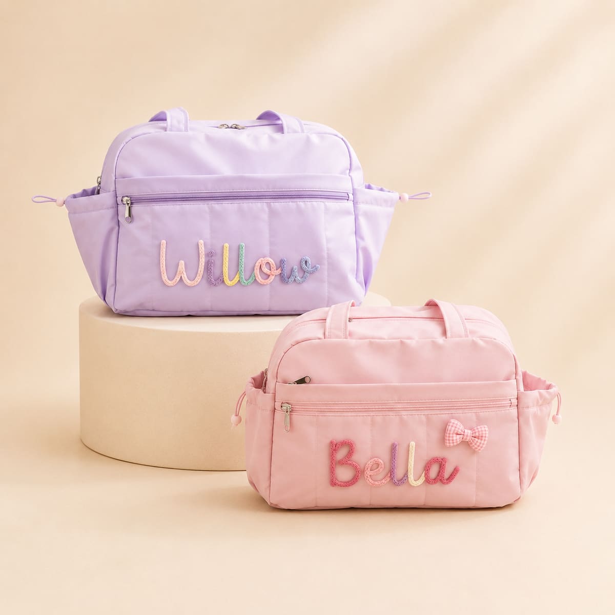 MamaRaya Personalized Diaper Bag for Travel
