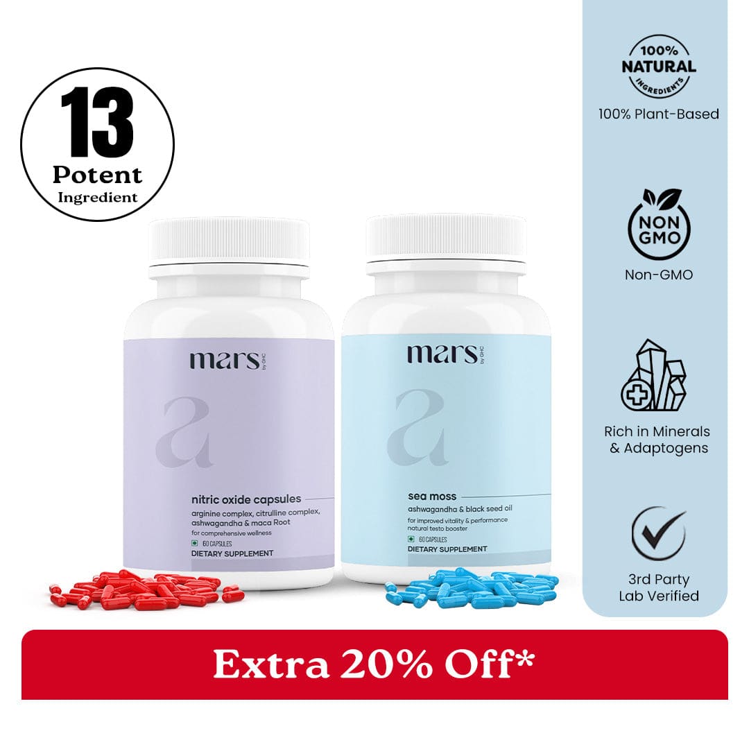 MaxDrive Combo: Powered by Nitric Oxide & Sea Moss Capsules