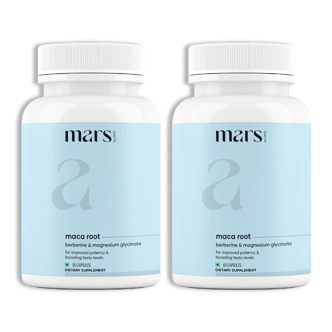 Mars Maca Root Capsules with Maca root, Berberine & Magnesium - Drive, Energy, Stamina & Performance Support