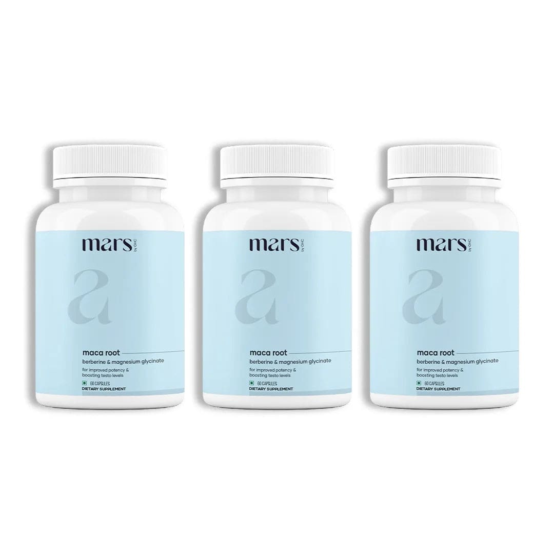 Mars Maca Root Capsules with Maca root, Berberine & Magnesium - Drive, Energy, Stamina & Performance Support