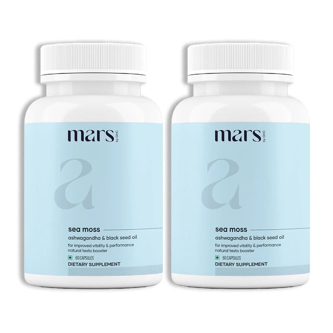 Mars Natural SeaMoss with Ashwagandha: Supports Energy, Testosterone & Liver Detox