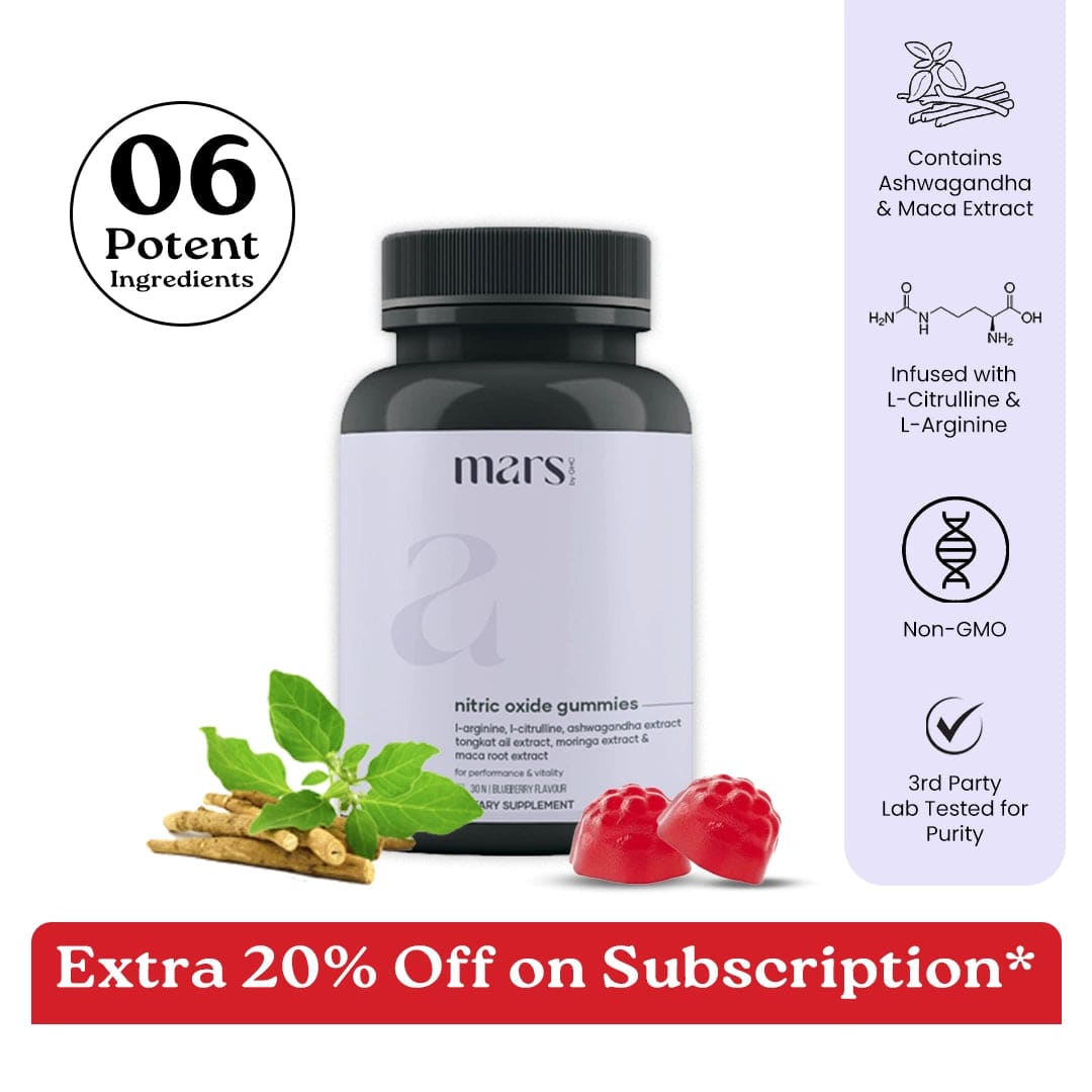 Mars Nitric Oxide Gummies: Boost Performance, T-Levels & Blood Flow for Maximum Energy and Vitality