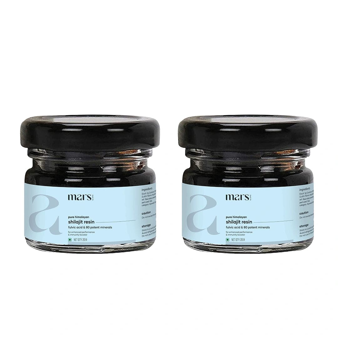 Mars Pure Himalayan Shilajit Resin with 75%+ Fulvic Acid - Natural Energy, Stamina & Vitality Support