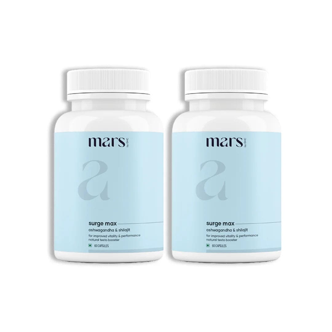 Mars Surge Max: A Natural Testosterone Support With Ashwagandha & Shilajit (60N)