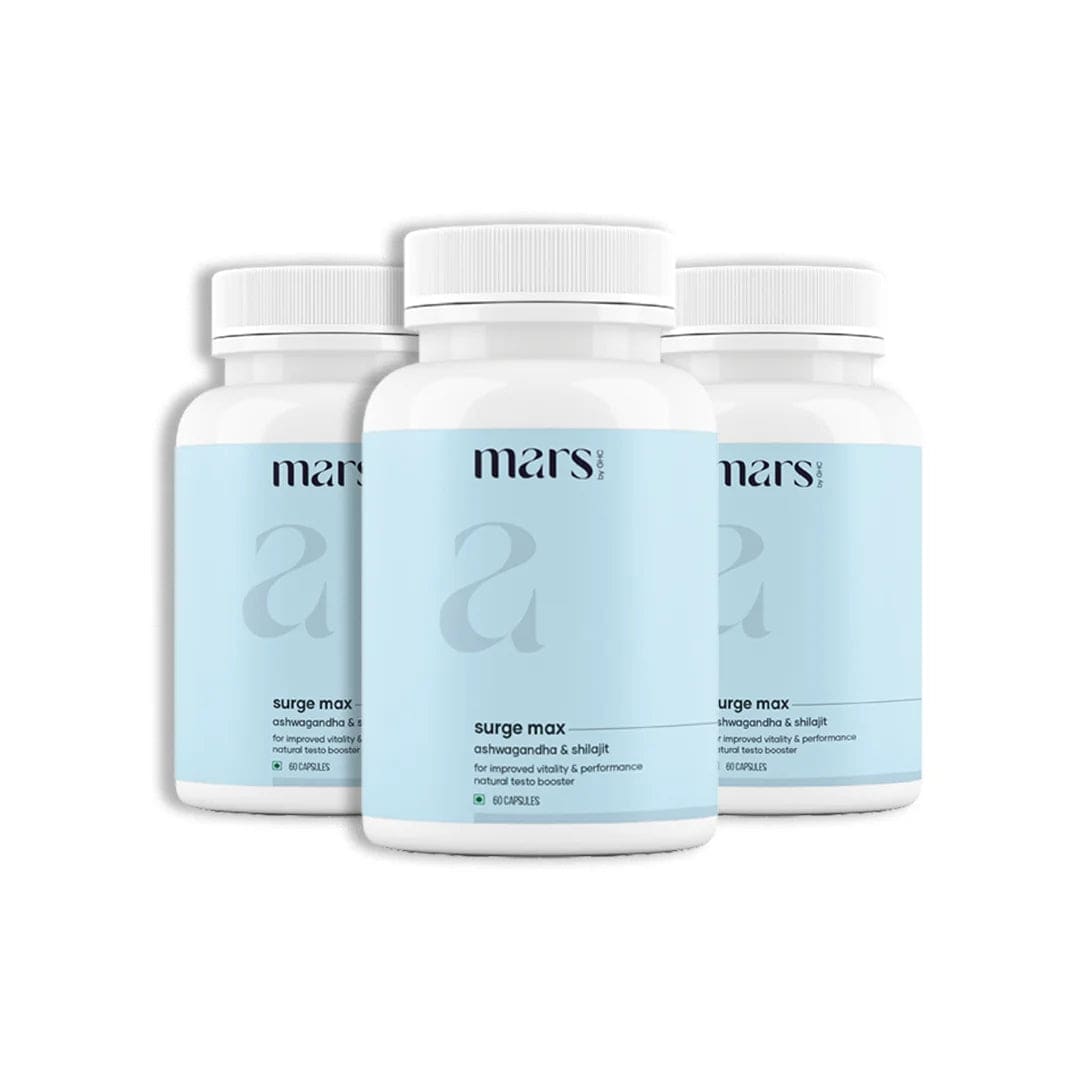 Mars Surge Max: A Natural Testosterone Support With Ashwagandha & Shilajit (60N)