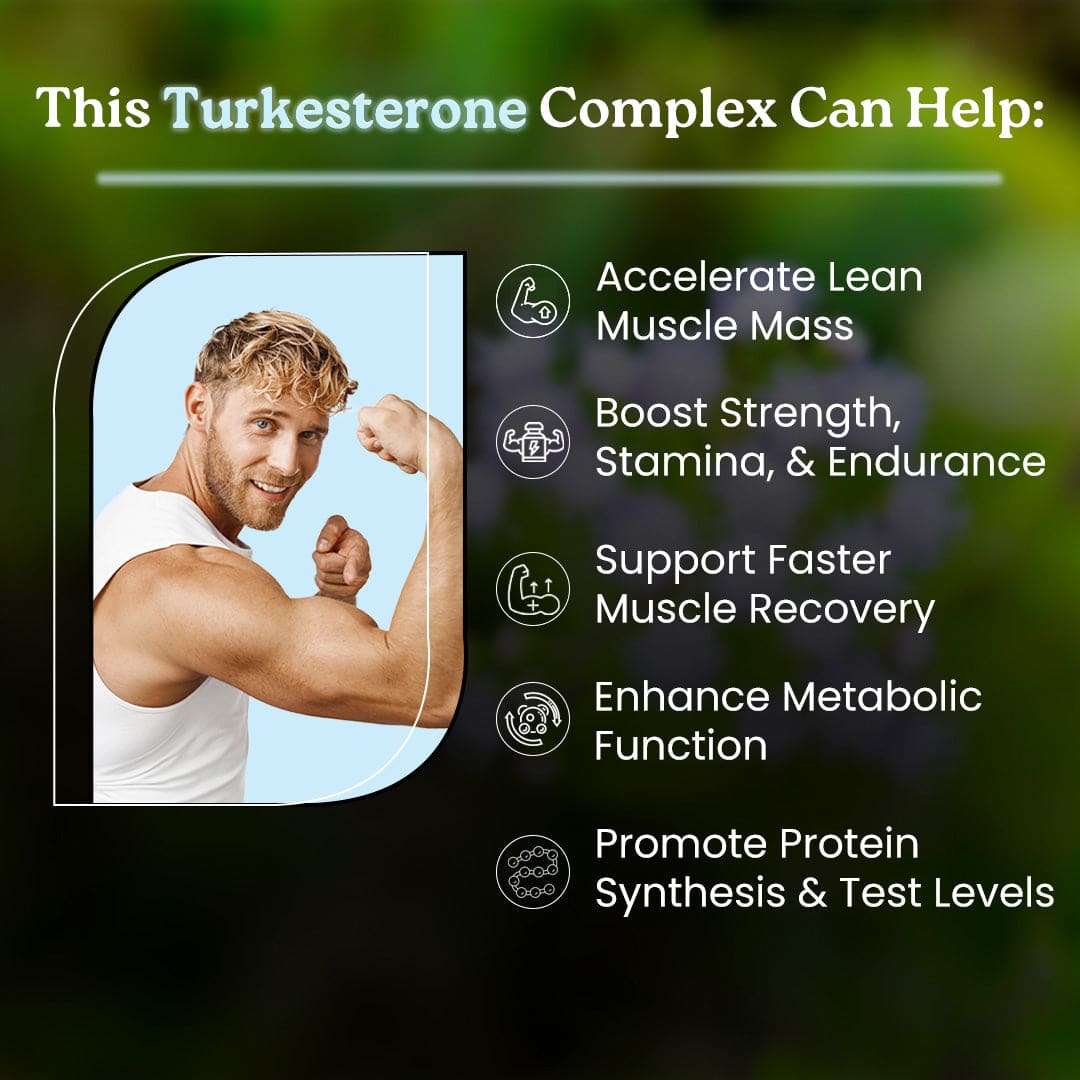 Mars Turkesterone Capsules: Powered with Goat Weed, Ginseng For Better T-Levels & Bedroom Game