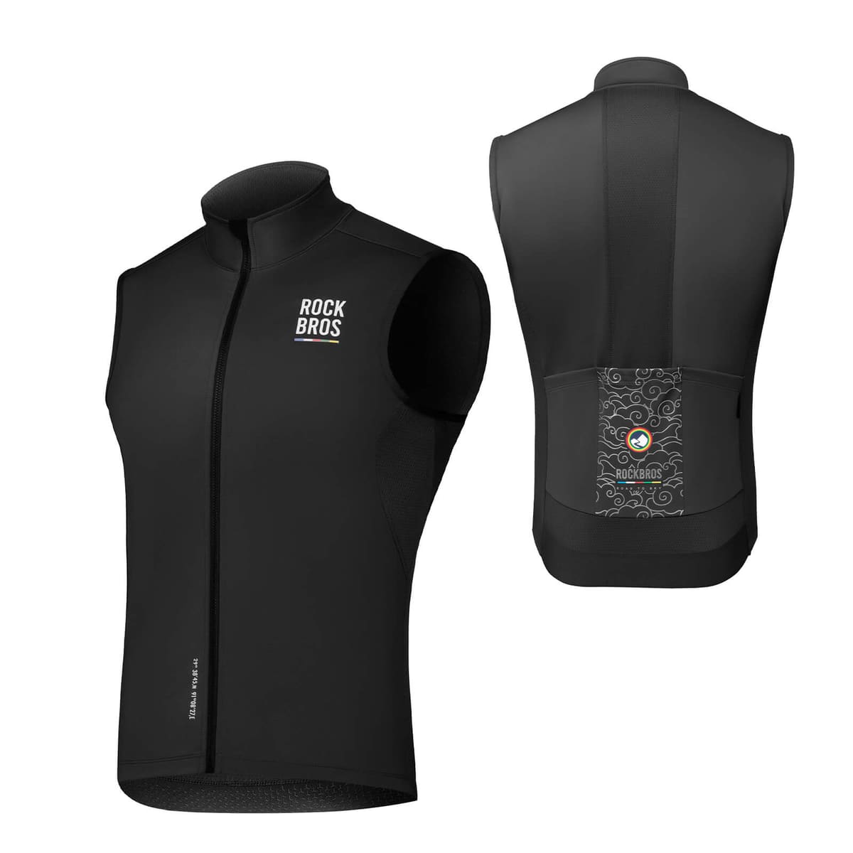 Men¡¯s Cycling Vest - Windproof for Spring & Autumn - Black / S