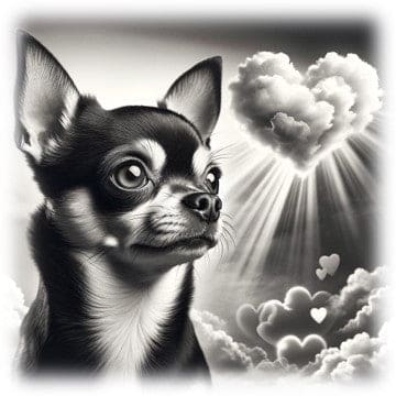 "Mighty Heart Chihuahua - Heart in the Clouds" - ASScoozie Design on FrostBuddy Universal Buddy | A Sweet Sip