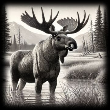 "Mighty Moose - Black & White" - ASScoozie Design on FrostBuddy Universal Buddy | A Sweet Sip