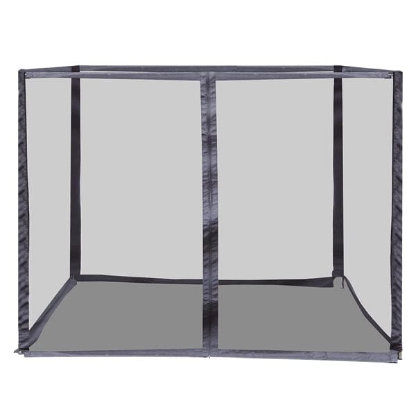 Mosquito Netting Mesh Sidewalls Replacement for 10'x10' Pop up Canopy Tent or Gazebo - Black