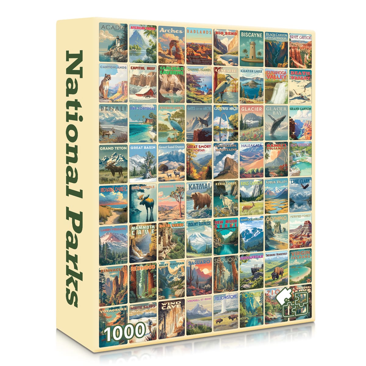No. 09 - National Parks | 1000-Piece Jigsaw Puzzle | A Sweet Sip!