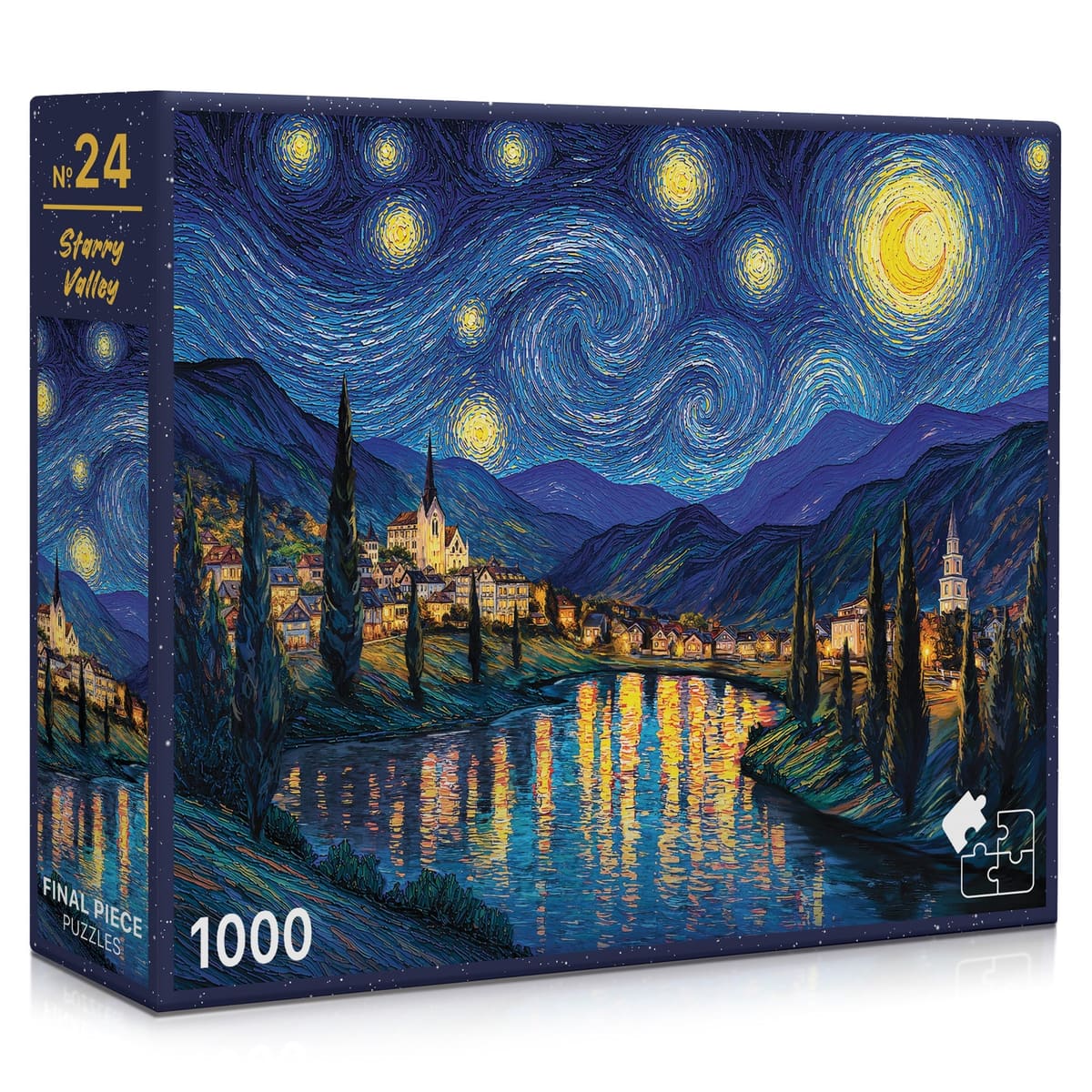 No. 24 - Starry Valley | 1000-Piece Jigsaw Puzzle | A Sweet Sip!