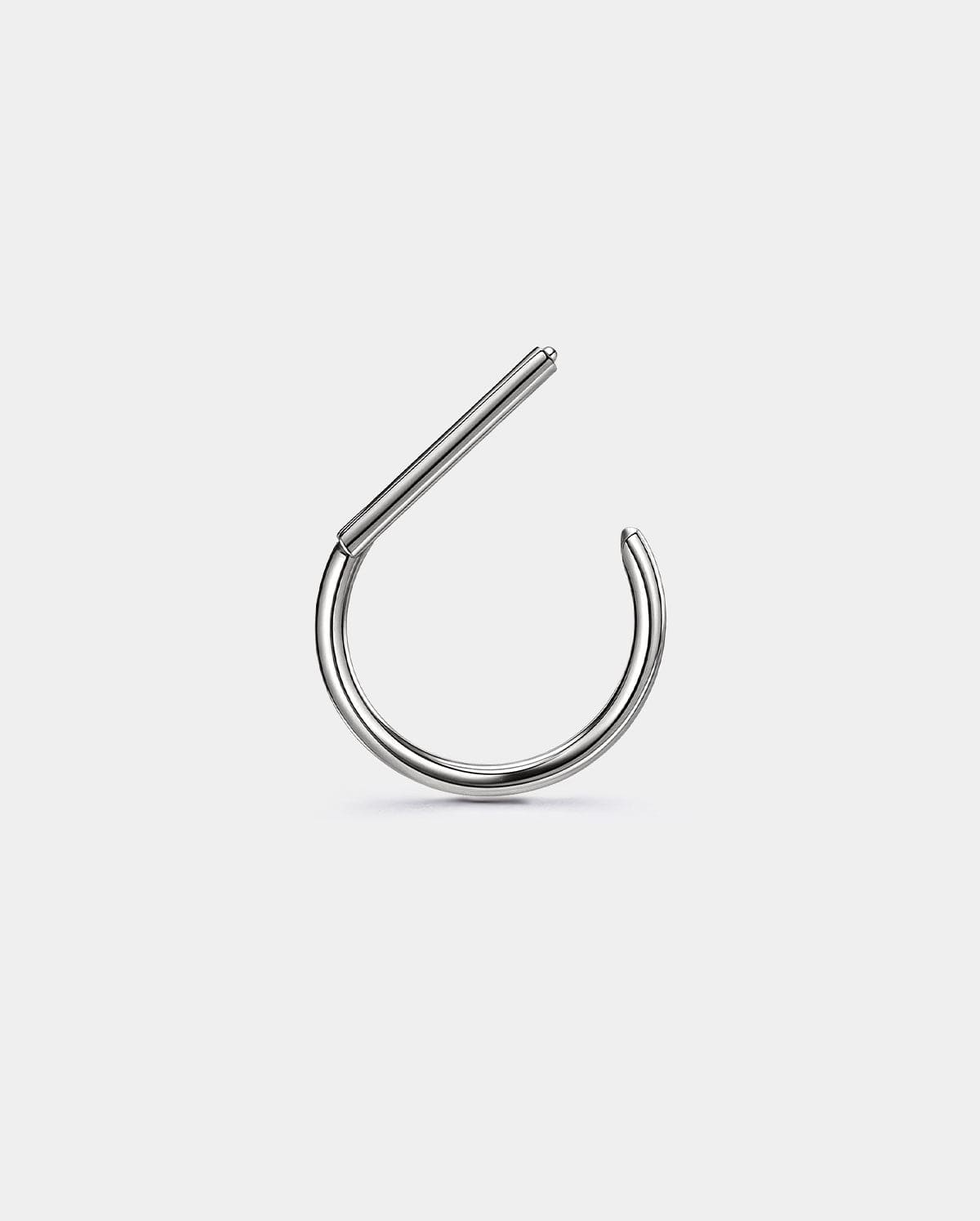 2PCS Half-Round Titanium Nipple Clicker