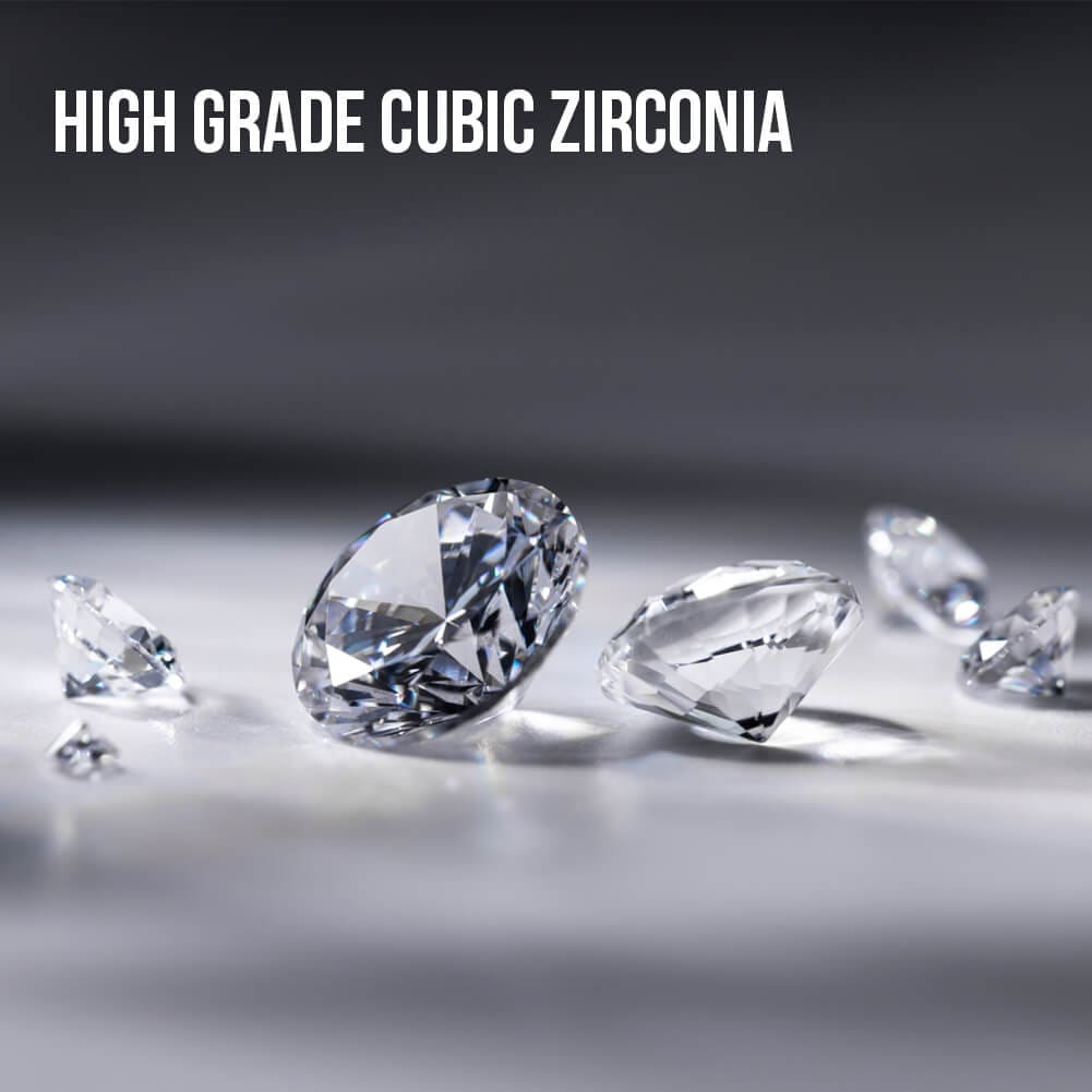 3PCS CZ Internally Threaded Labret Studs
