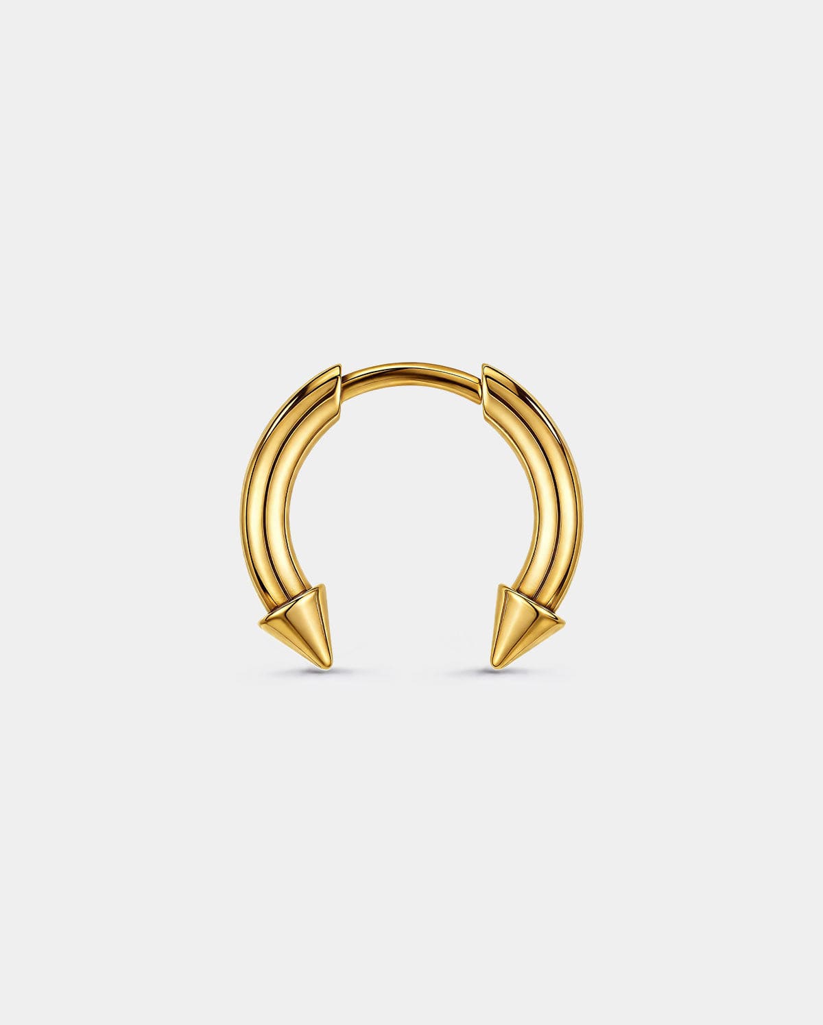 Spike Titanium Threadless Septum Ring