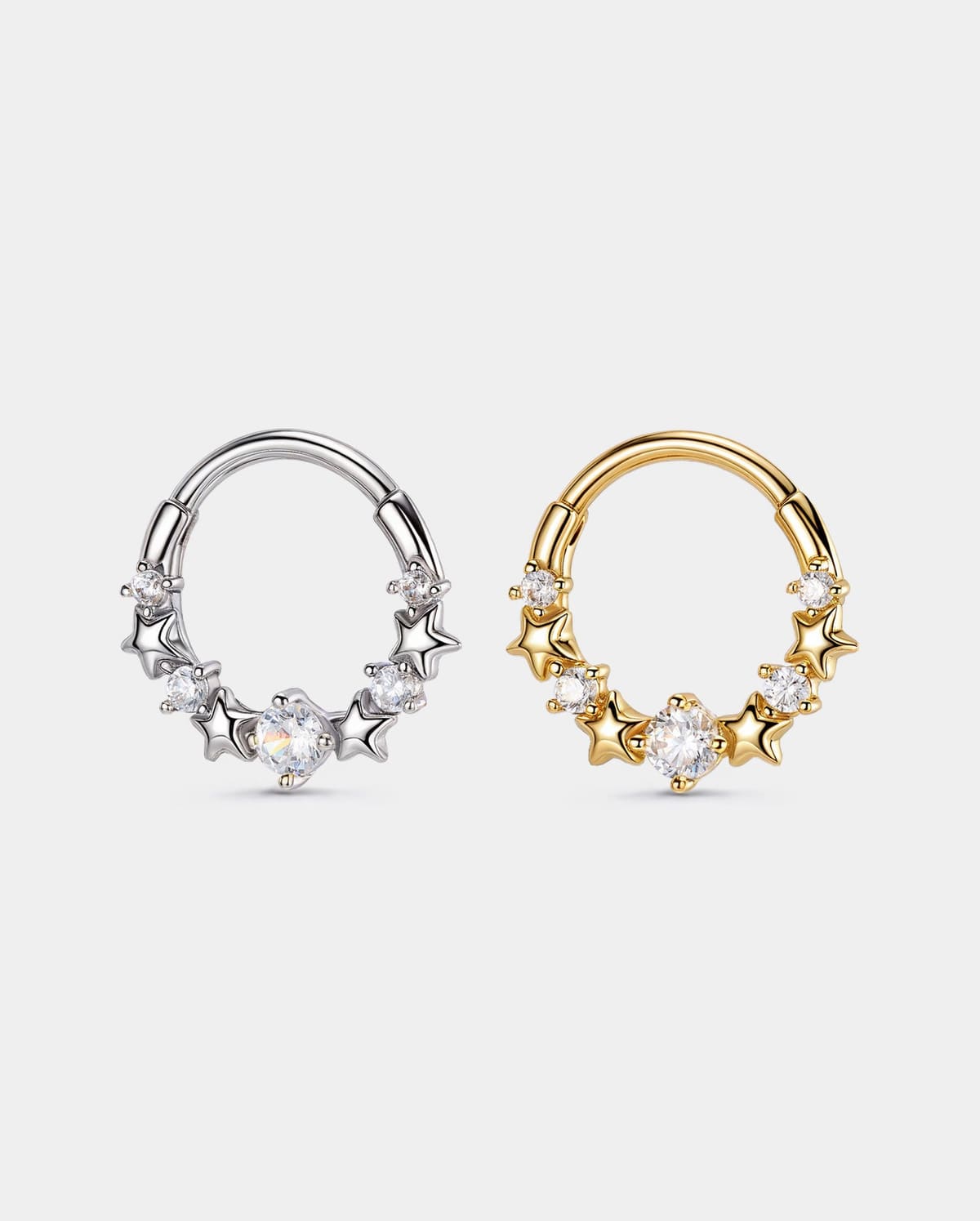 Star CZ Galaxy Segment Septum Ring