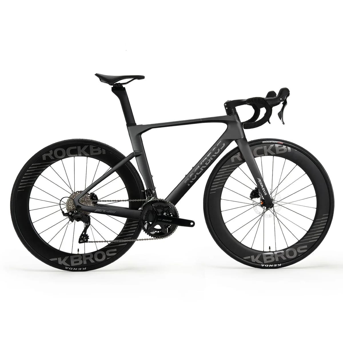 PGZ - Carbon Fiber Road Bike - Black/White - Shimano R7120 kit / Black / XS