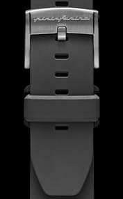FKM Rubber 22mm Watch Strap - Black